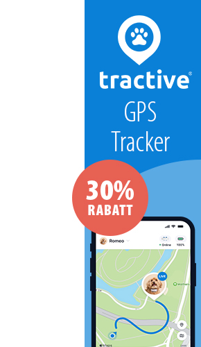 Angebot tractive GPS- & Health Tracker für Hunde und Katzen