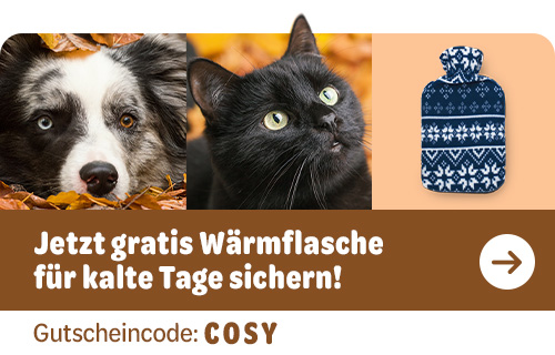 zooplu Herbst Kampagne gratis Wärmflasche