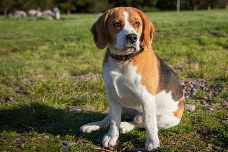 erwachsener Hund Welpensitz