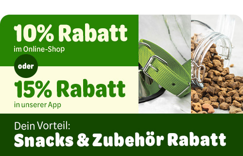 zooplus Rabatt auf Snacks und Zubehör